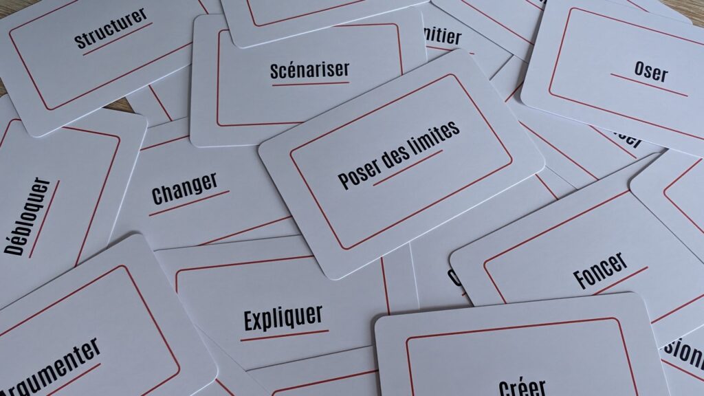 Cartes Focus utilisées pour identifier les rôles coopératifs dans un projet.