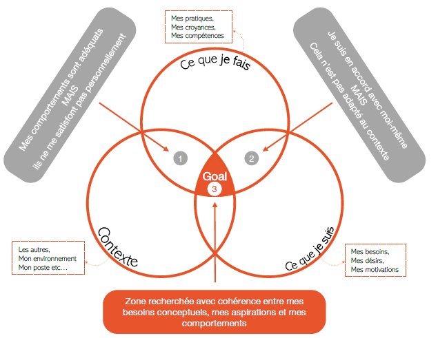 Diagramme représentant la Zone Écologique de Performance pour optimiser la coopération en équipe